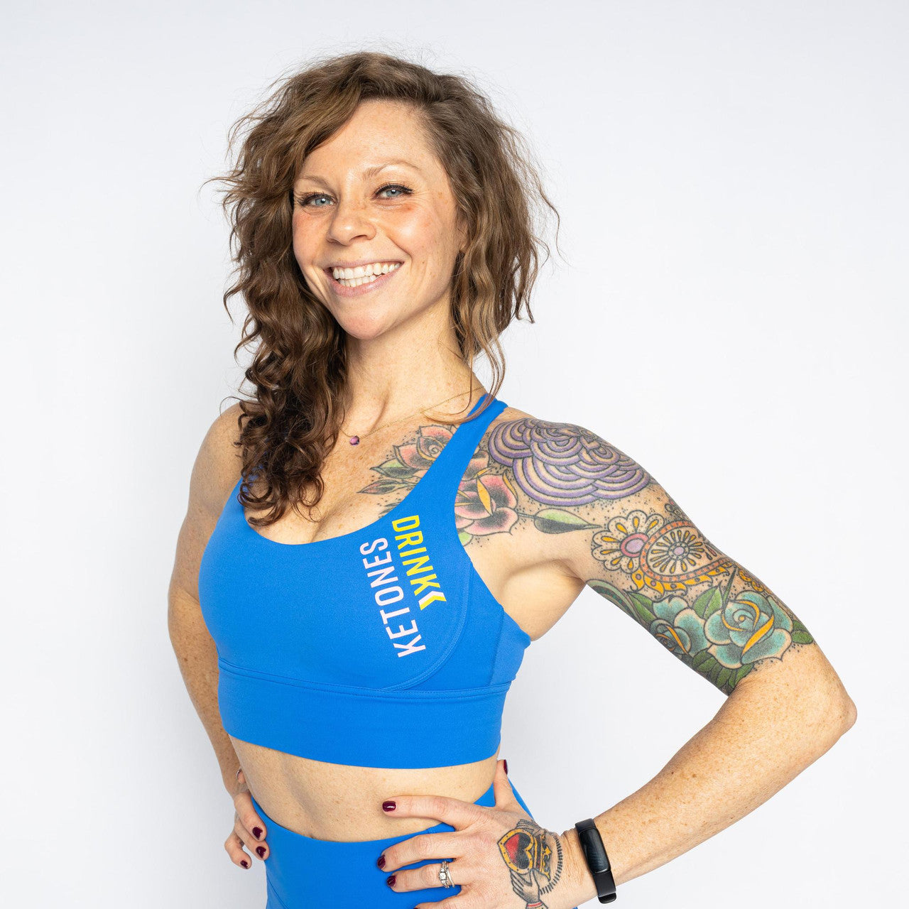 Drink Ketones Sports Bra *Blue*