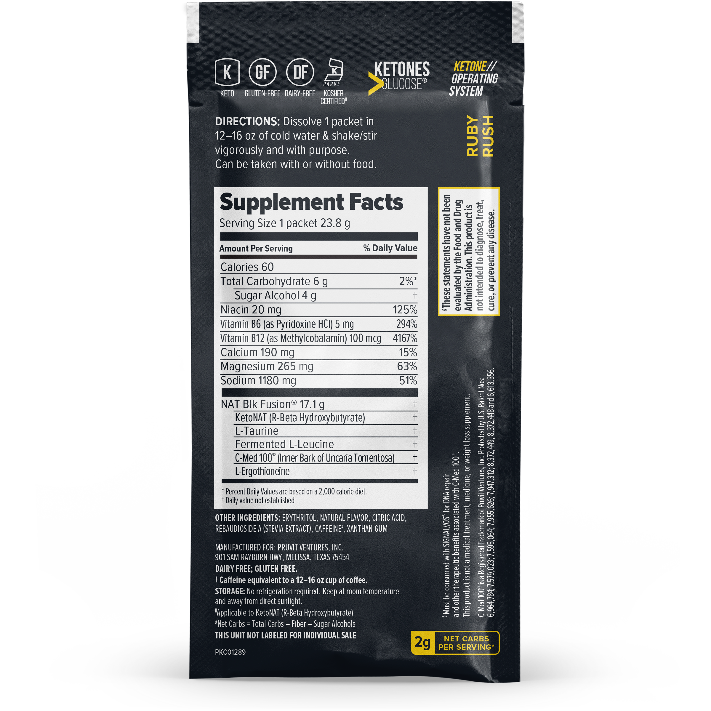 KETO//OS® Black Label Ruby Rush