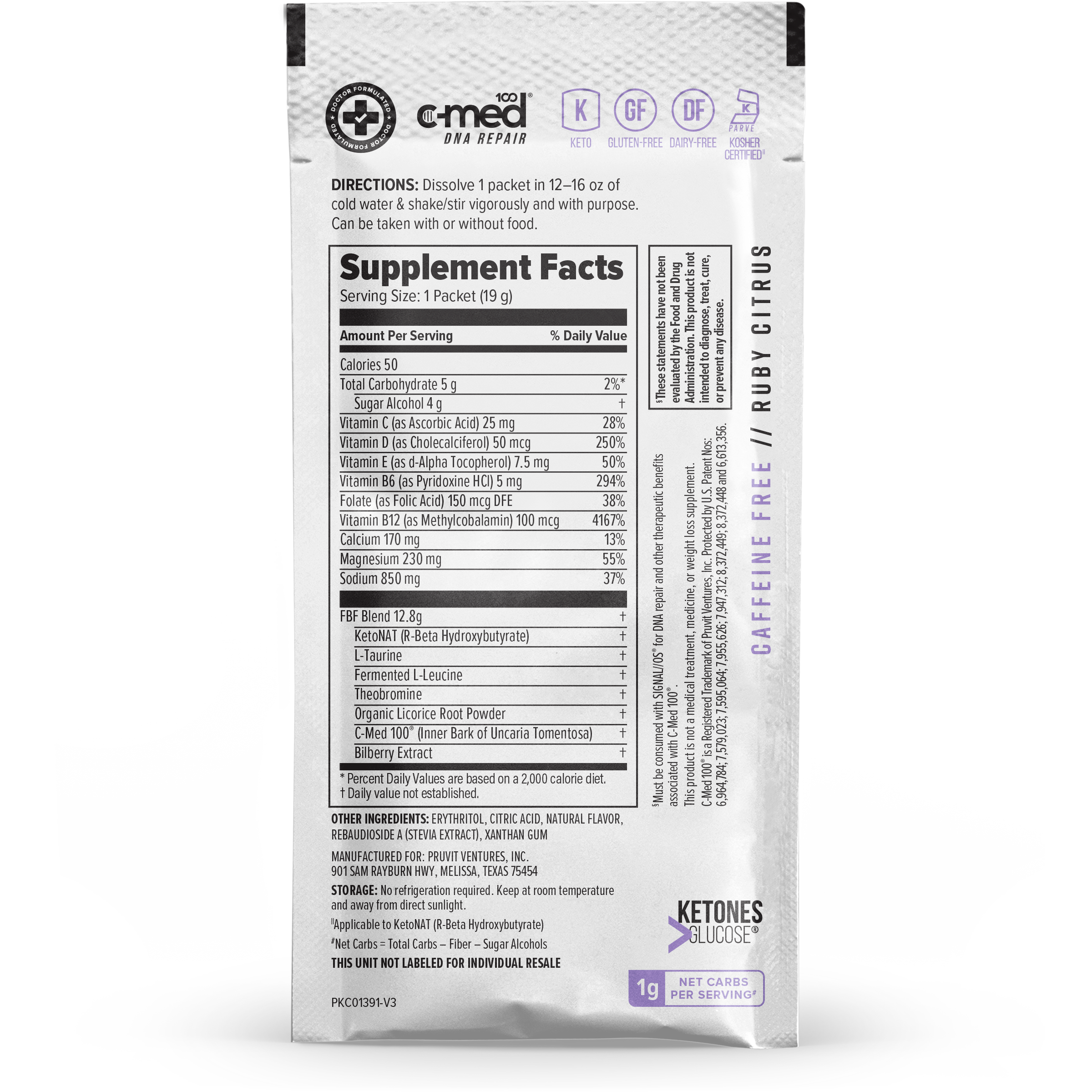 KETO//OS NAT® Fueled by Female Ruby Citrus