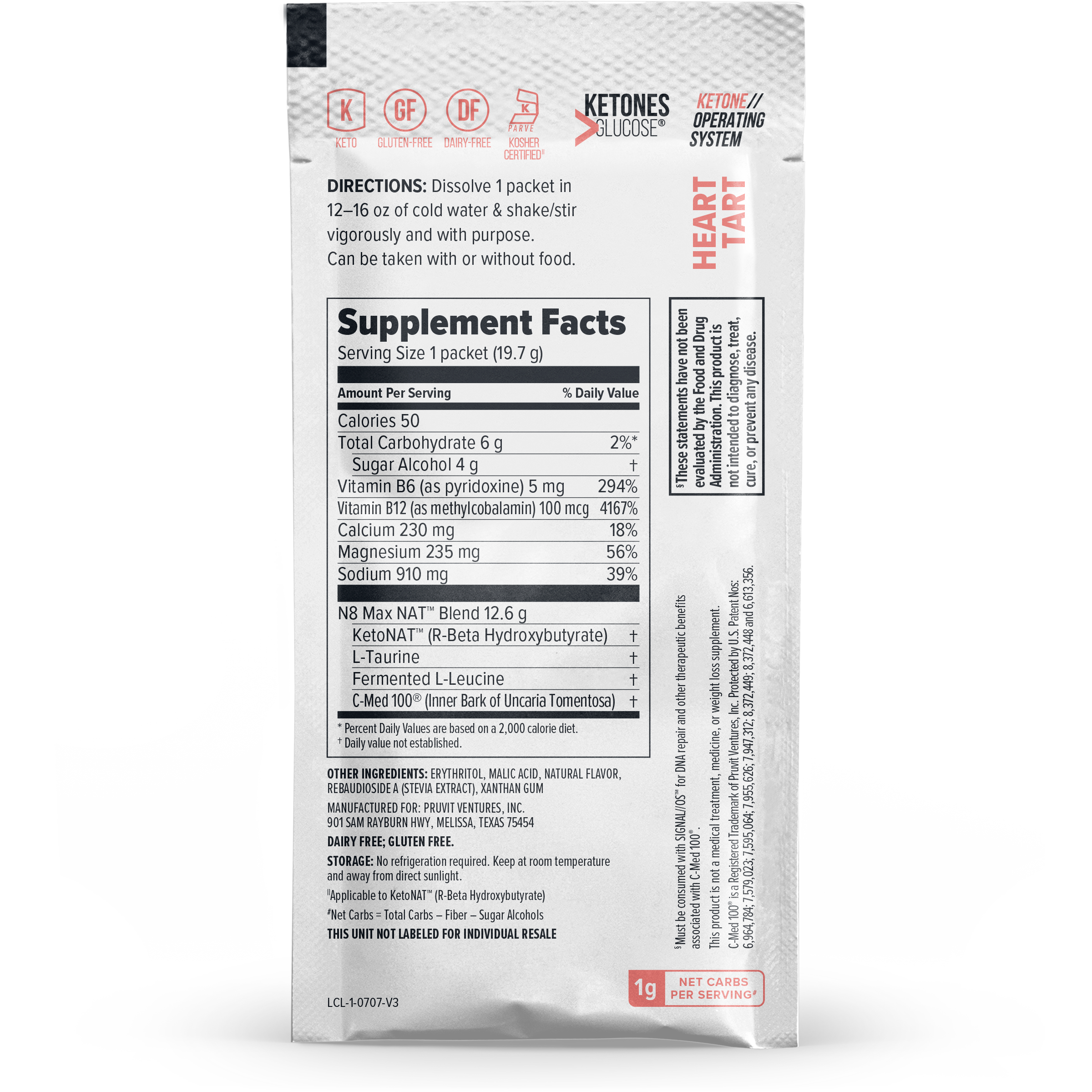 KETO//OS NAT® Heart Tart