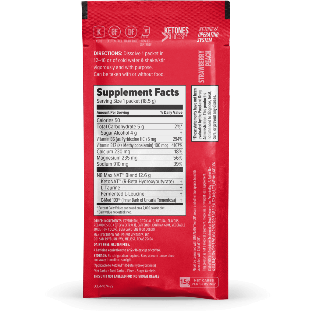 Keto // OS Nat® Strawberry Peach