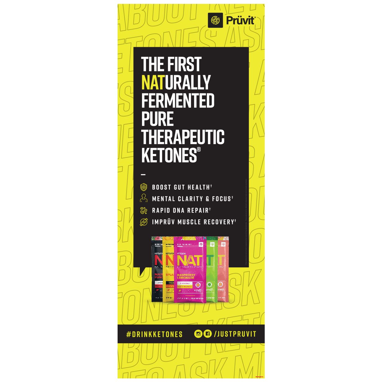 NAT Pop-Up Banner *Yellow and Black*