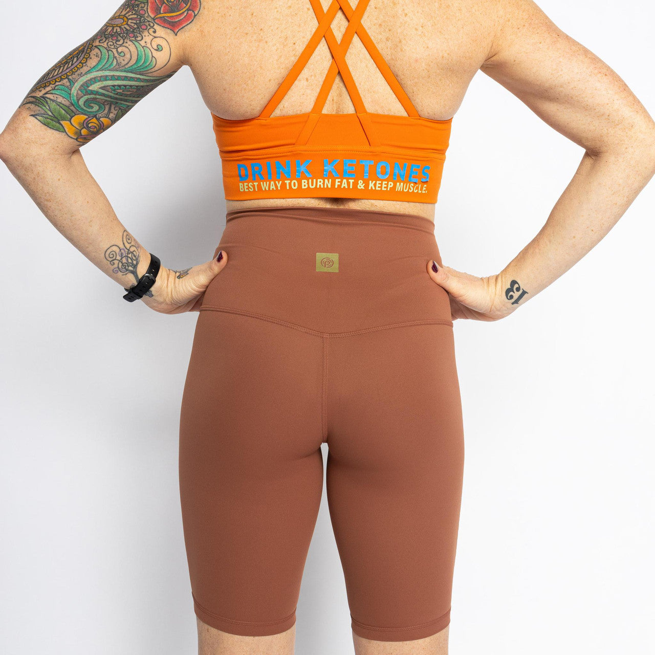 #DK Everyday Biker Shorts *Milk Chocolate*