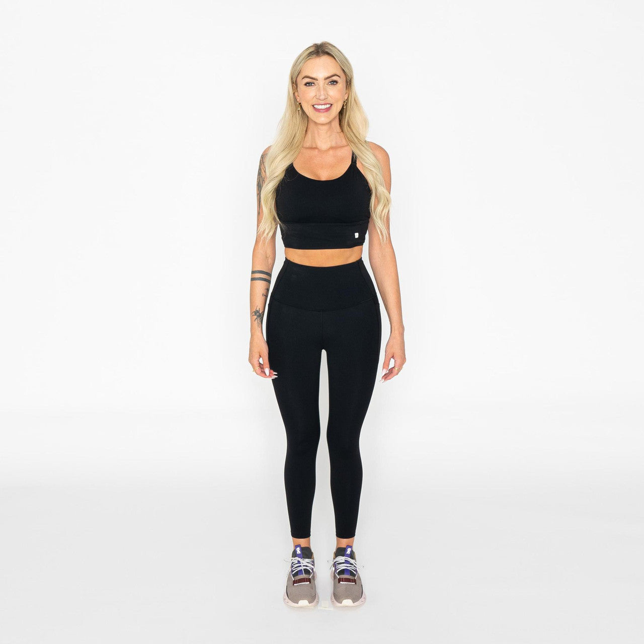 Inky Black Sports Bra