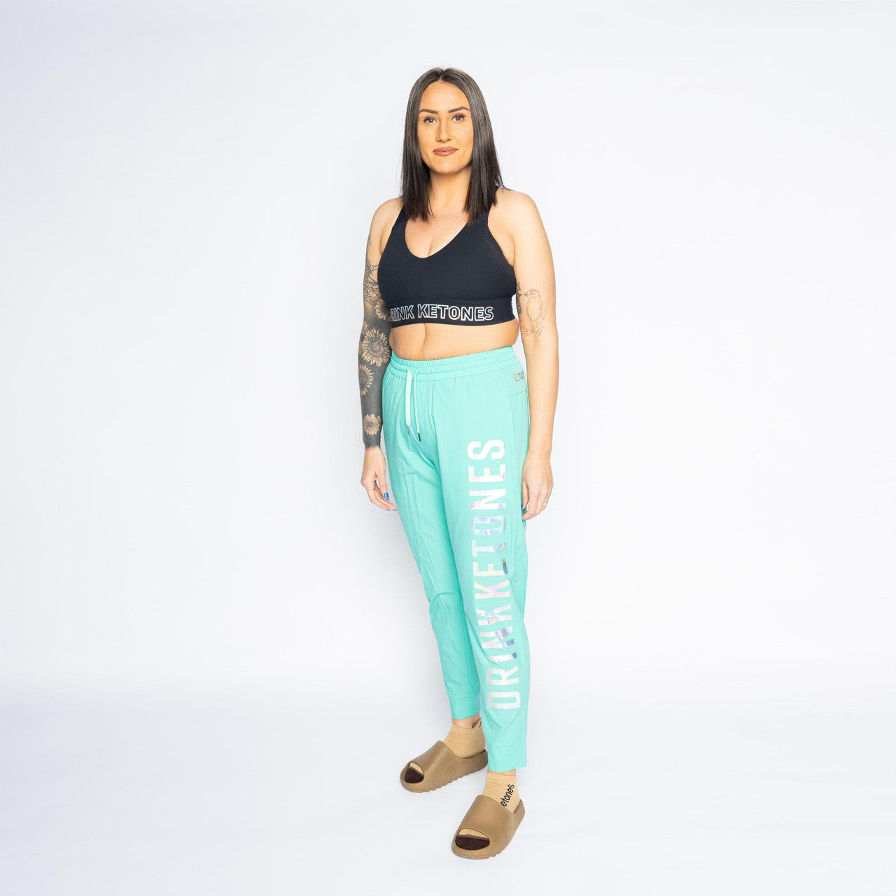 Drink Ketones Joggers - Aqua // Black