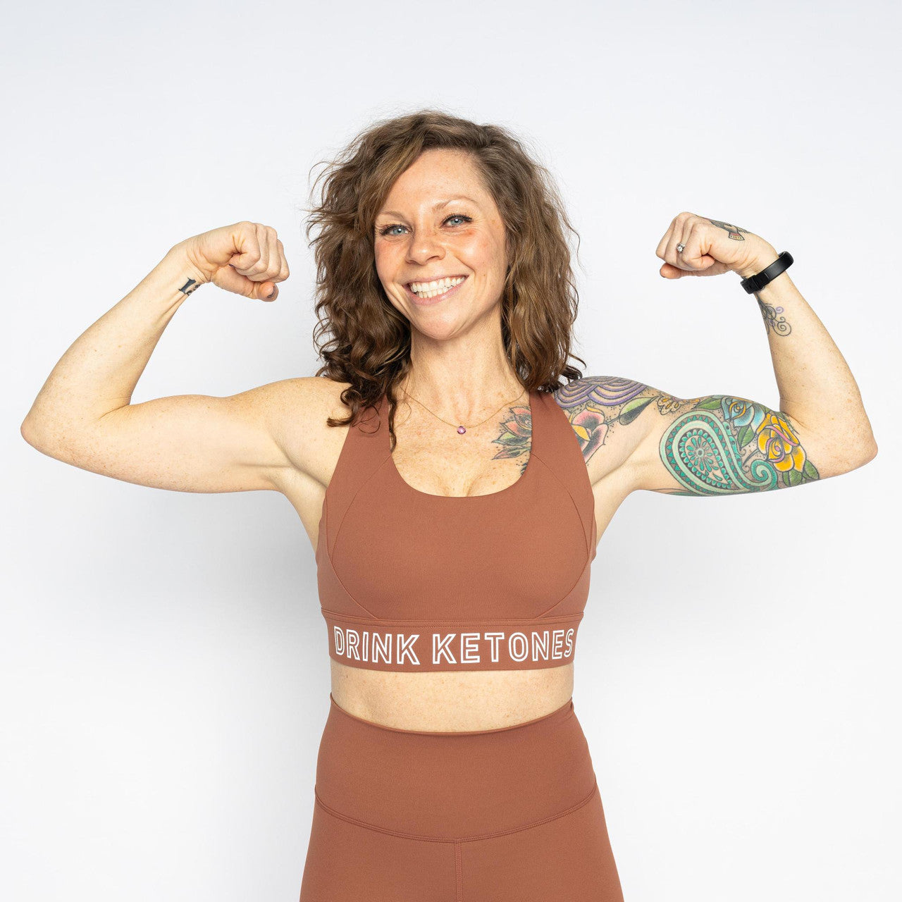 Drink Ketones Sports Bra *Brown Butter*