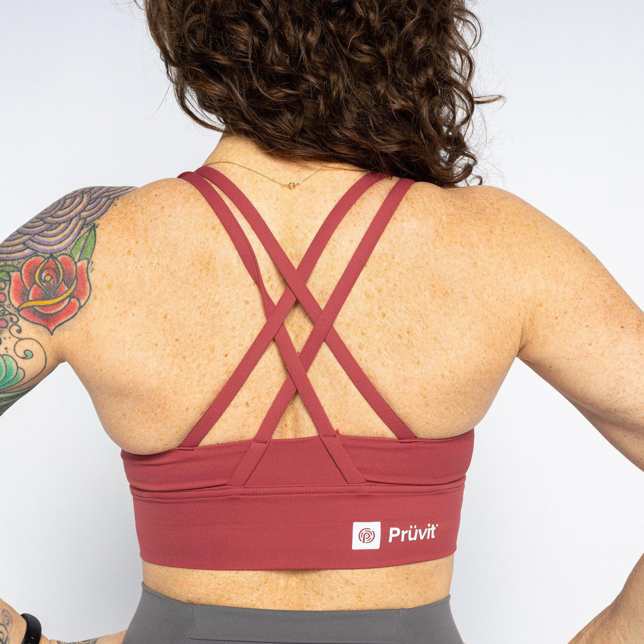 Burn Fat. Drink Ketones Sports Bra *Pinot Noir*