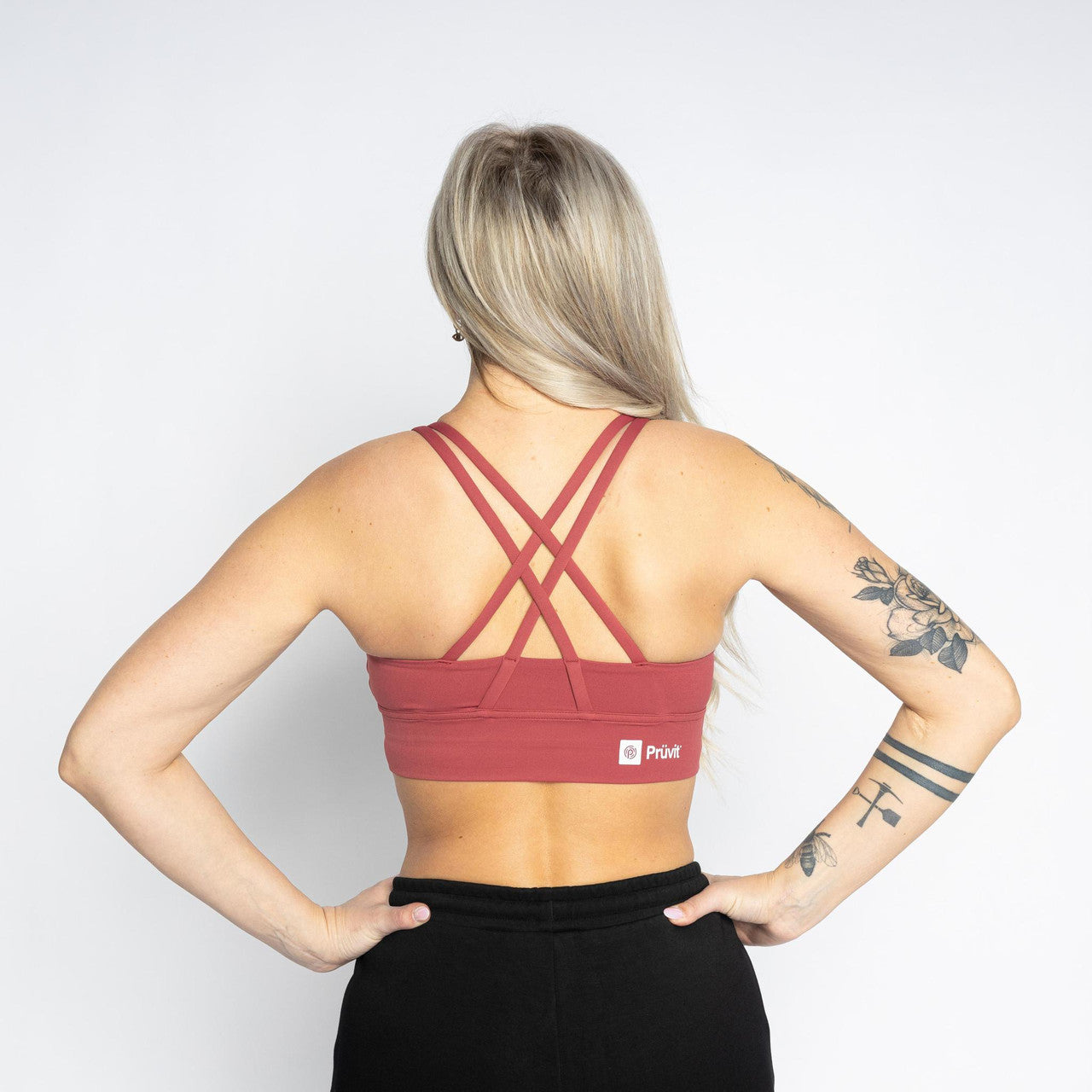 Burn Fat. Drink Ketones Sports Bra *Pinot Noir*