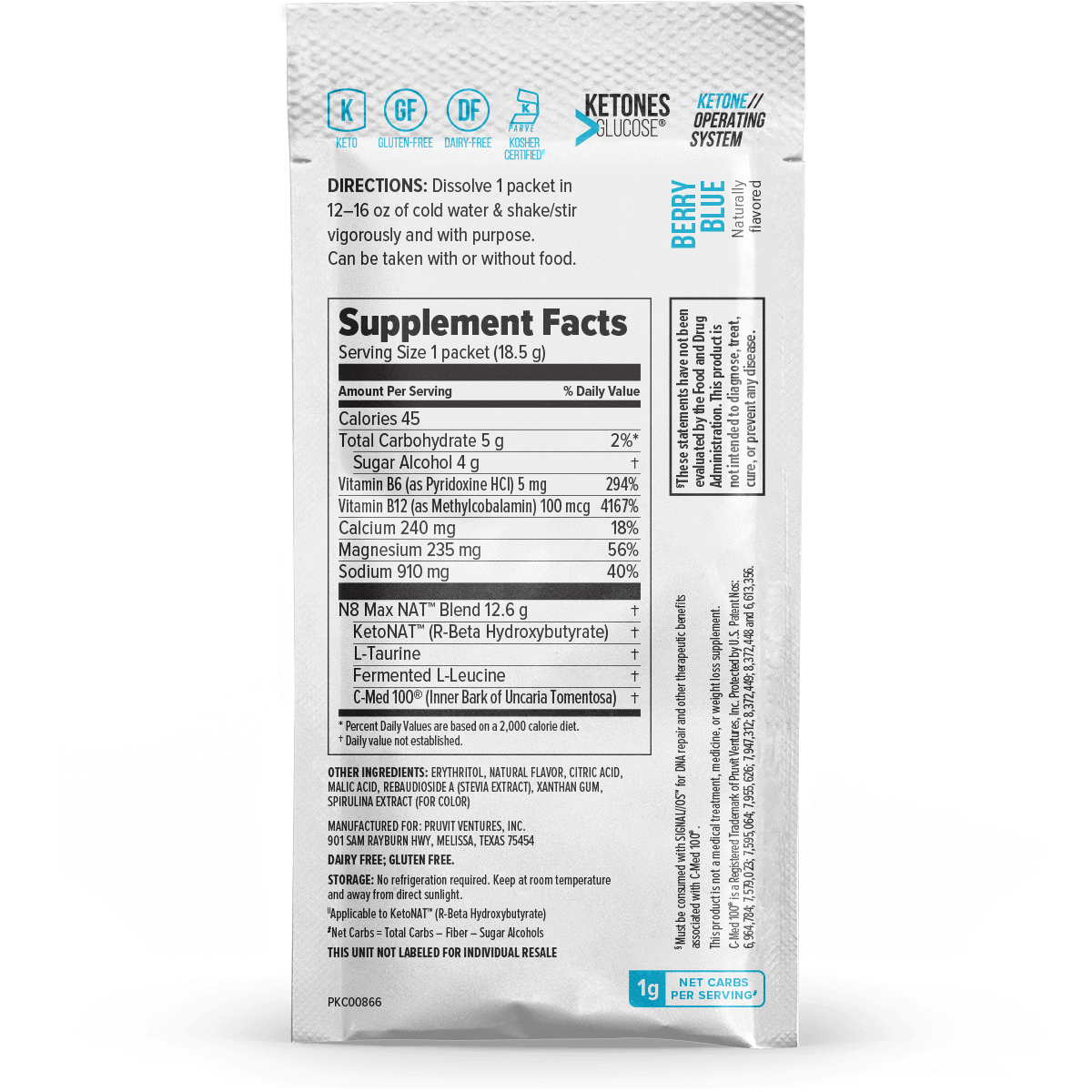 Keto // OS Nat® Berry Blue