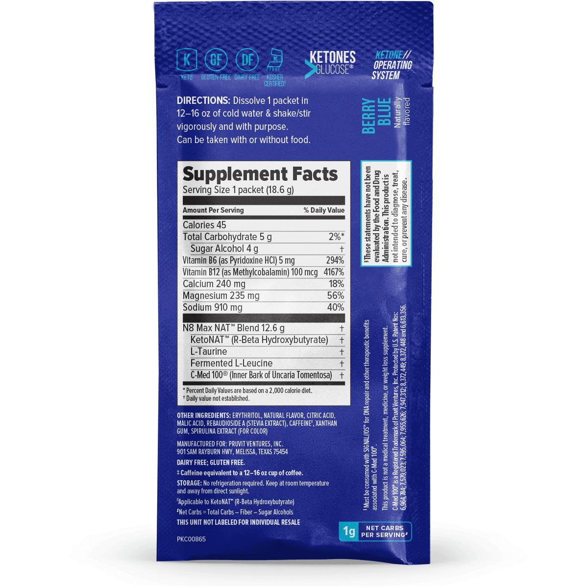 Keto // OS Nat® Berry Blue