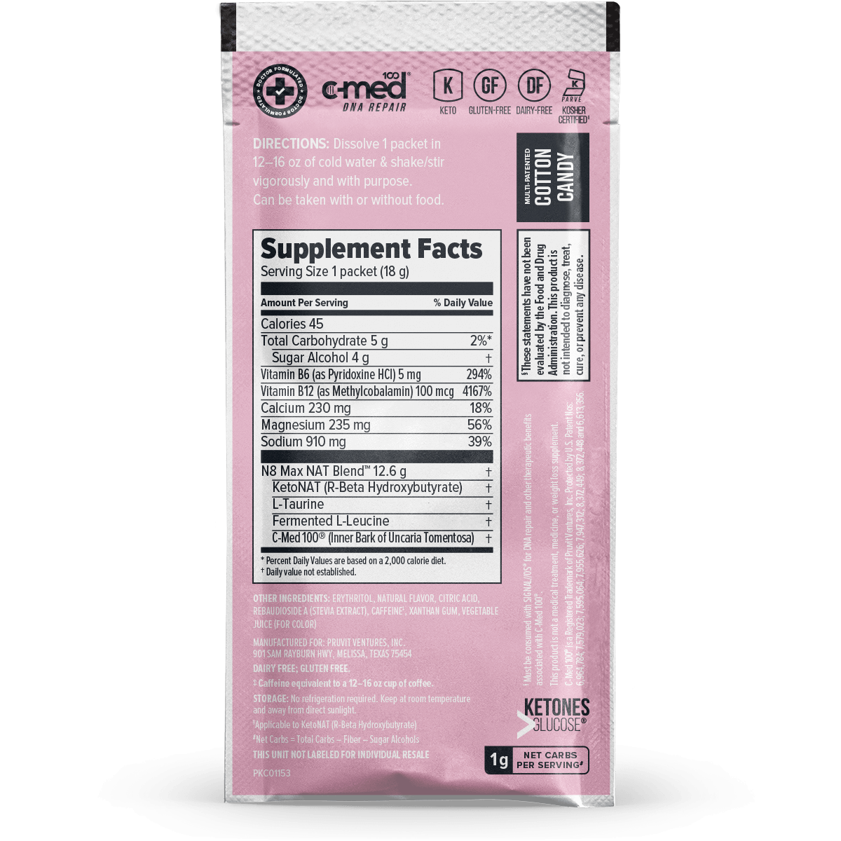 KETO//OS NAT® Cotton Candy