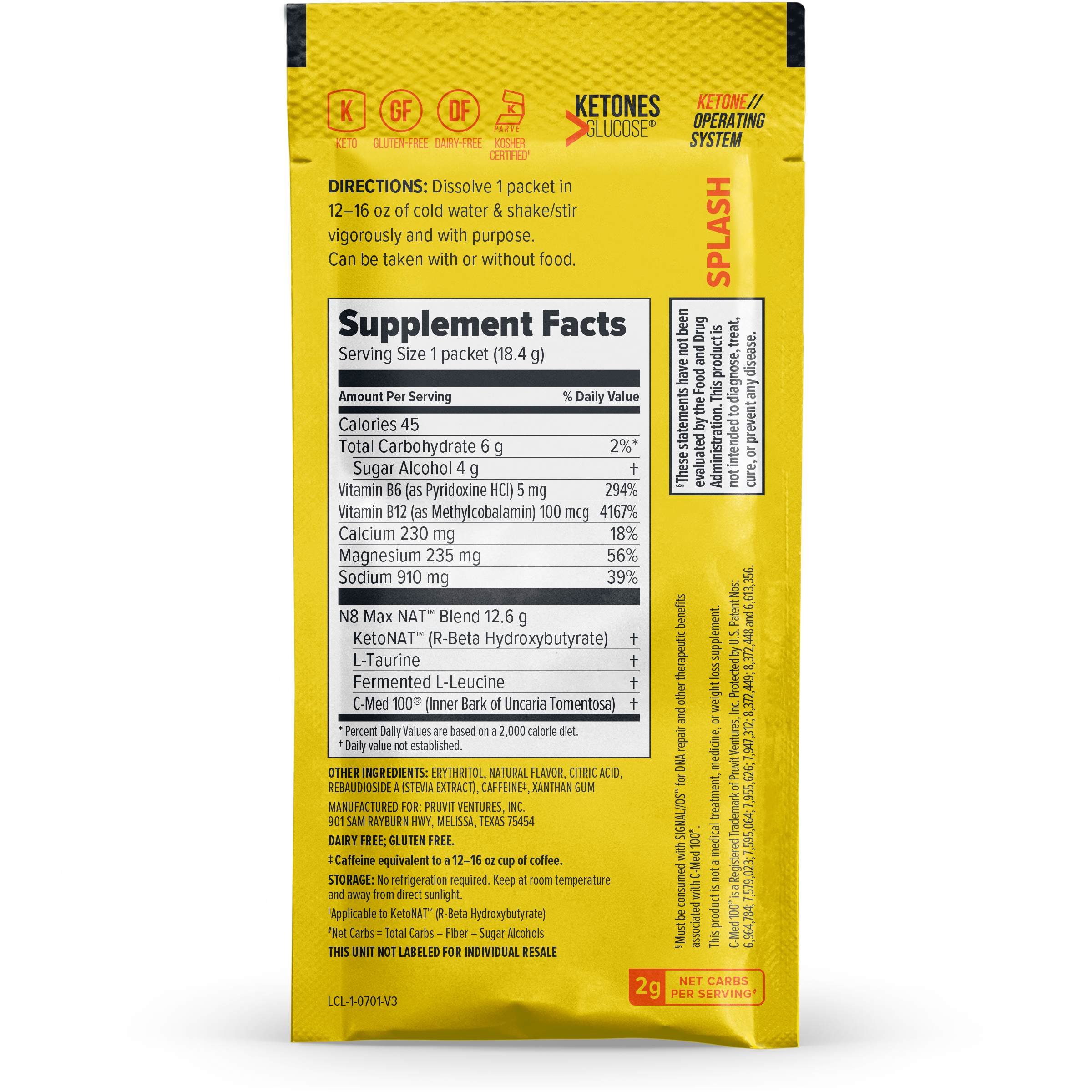 Keto // OS Nat® Splash